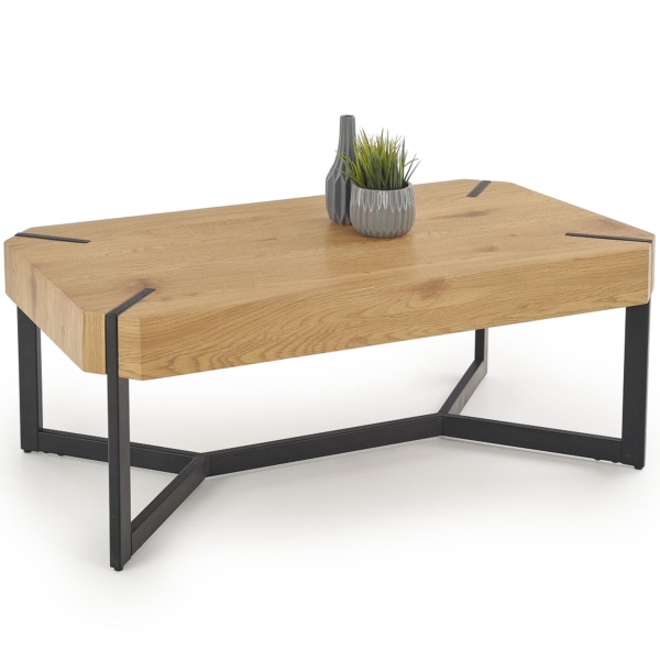 Salontafel Lavida 110 cm breed goud eiken