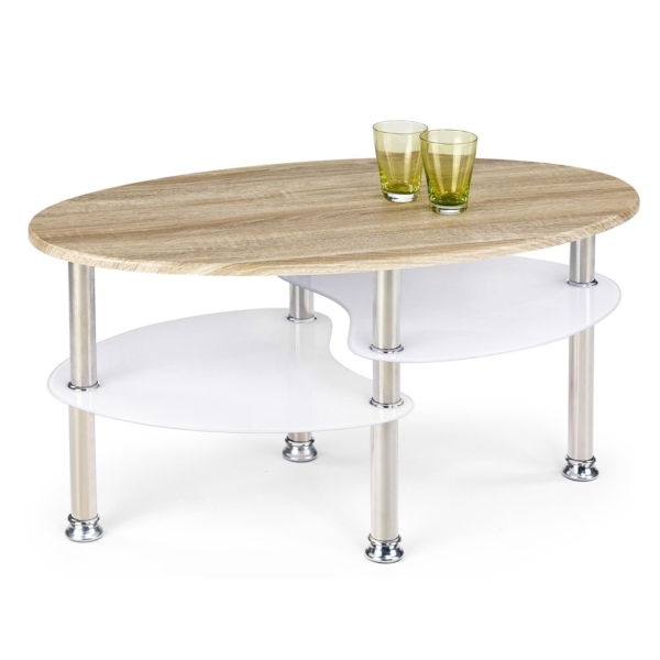 Salontafel Medea 90 cm breed in sonoma eiken