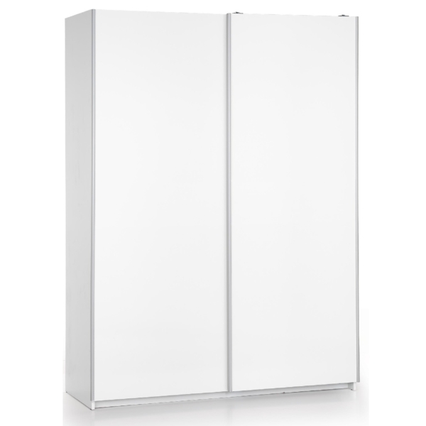 Schuifdeurkast Lima 153 cm breed in hoogglans wit