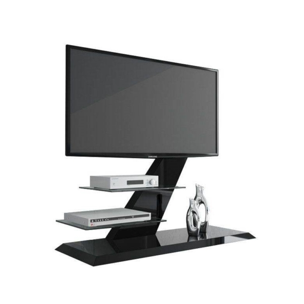 Tv-meubel Vento 110 cm breed - hoogglans bruin