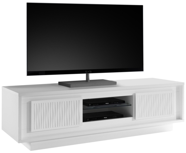 Tv-meubel Malibu 156 cm breed in wit