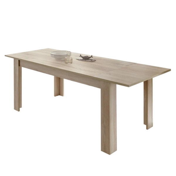 Uitschuifbare eettafel Dama 137 tot 185 cm - sonoma eiken