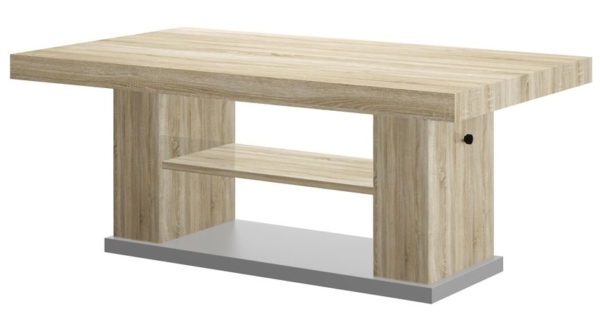 Uitschuifbare salontafel Matera 120 tot 170 cm breed - Sonoma eiken