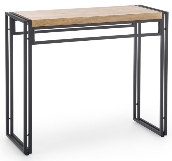 Wandtafel Bolivar 90 cm breed in goud eiken